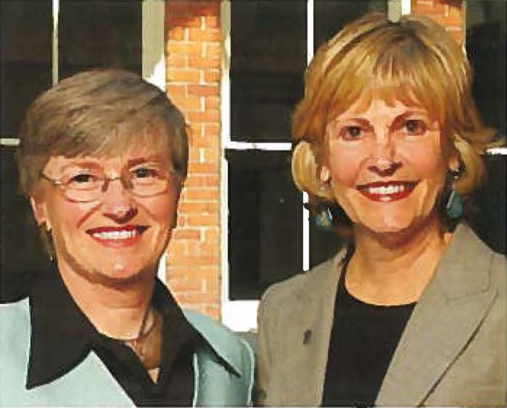 Marilyn Shurtleff and Marjorie Peart retire