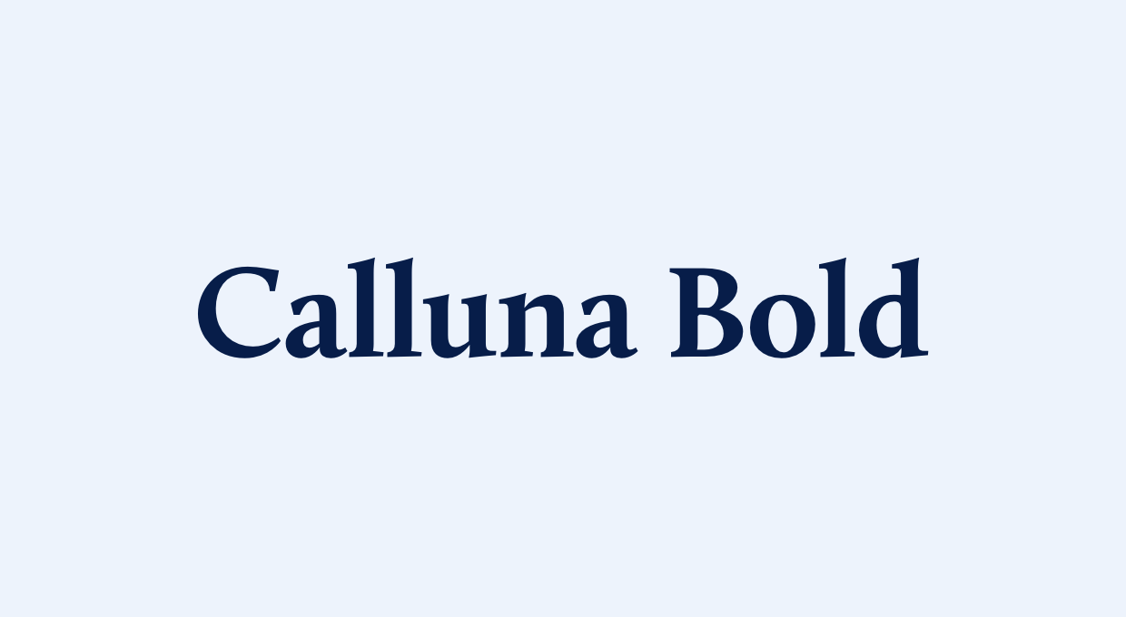 Calluna Bold