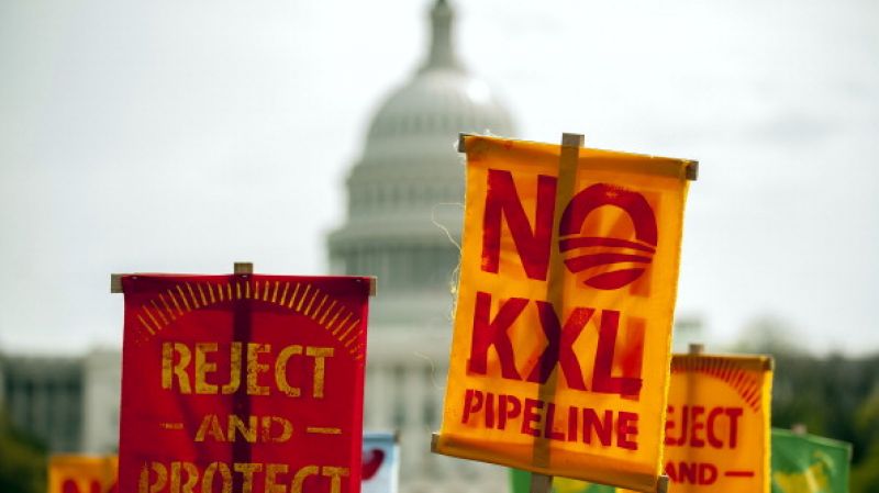 Farmers, ranchers and tribes protest Keystone XL pipeline