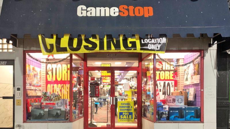 GameStop Storefront.
