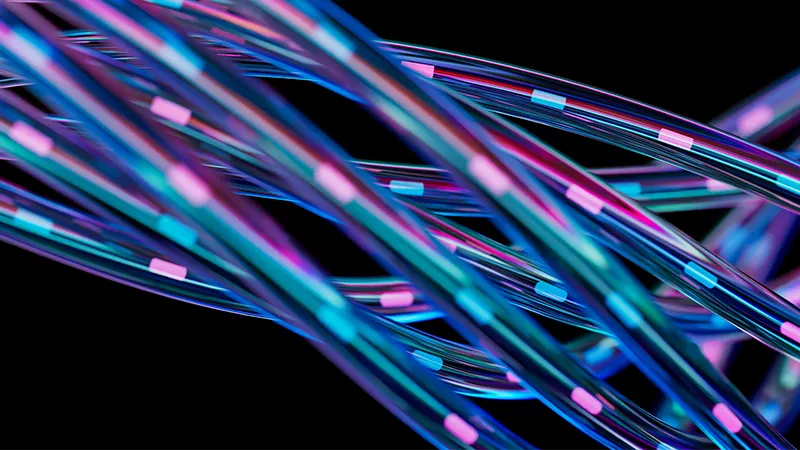 Fibre optic data cables