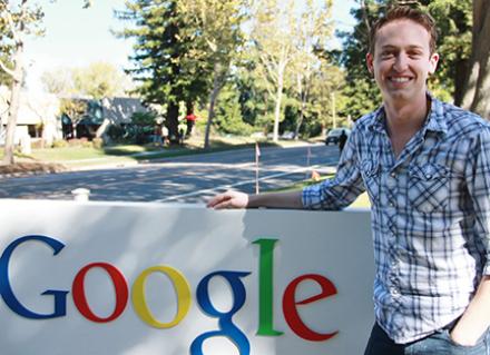 Drew Cormier at Google headquarters