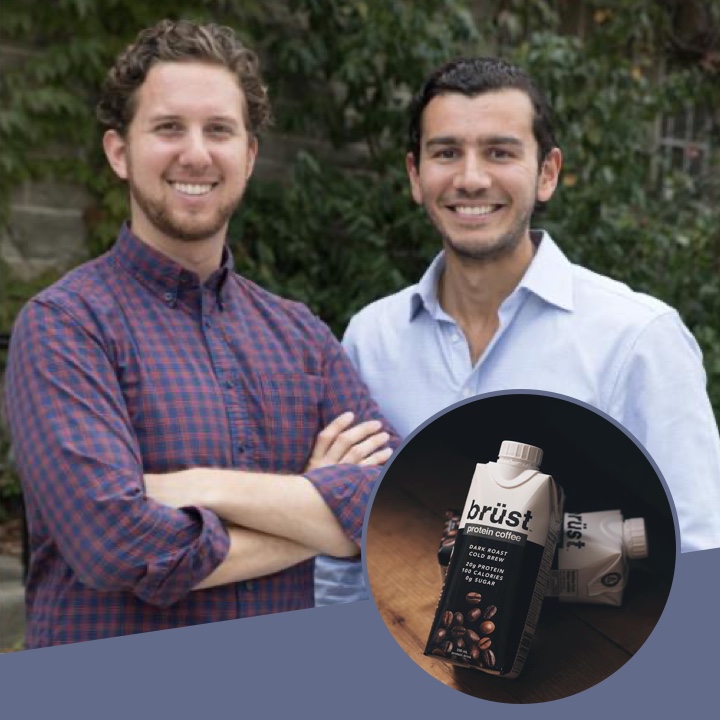 Brüst co-founders Josh Barr, BCom'10, and Amar Gupta.