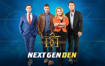 Next Gen Den Dragons, from left, Michael Hyatt, Matthew Corrin, Michele Romanow and Paul Miklas