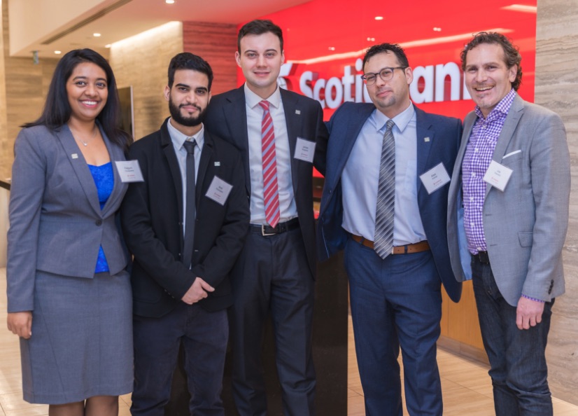 The Smith MMA team at the Queen’s International Innovation Challenge, held in Toronto in November.