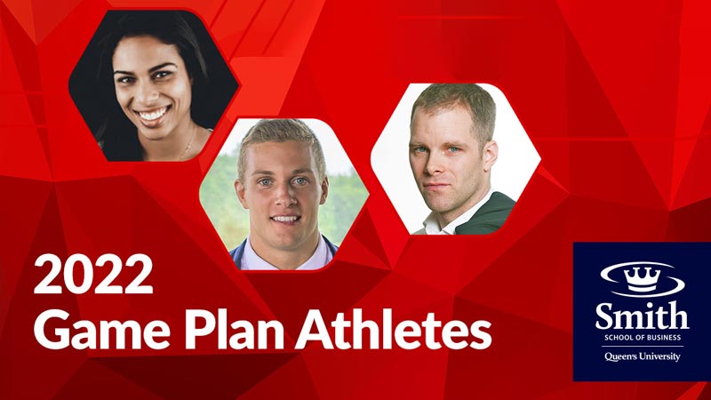 From left: Team Canada athletes Magali Harvey, Jon West and Andrew Haley.