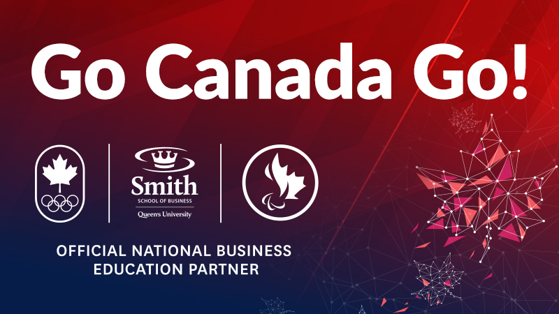 Go Canada Go! written on red and blue background with Smith and COC/CPC logo lockup