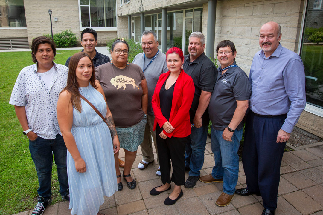 Leaders from the Apitipi Anicinapek Nation at the Donald Gordon Hotel and Conference Centre