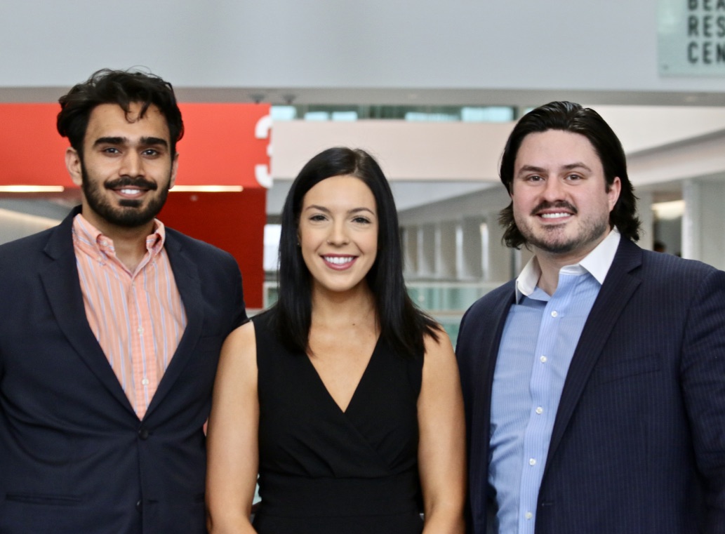 Team HeroHub. From left: Sundar, Manku, MMIE'19, Marina Radovanovic and Chipewyan McCrimmon, MMIE'19.